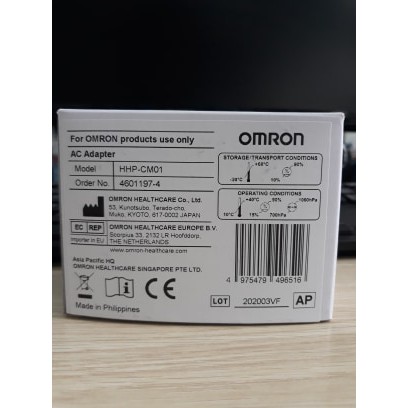 Bộ đổi nguồn điện dùng cho máy đo huyết áp Omron- AC Adapter-Hàng chính hãng