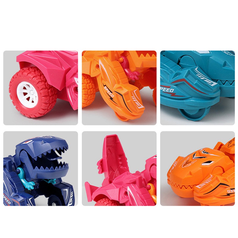 Mô hình đồ chơi khủng long biến hình xe hơi dành cho trẻ em