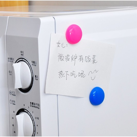 Combo 10 Viên Nam Châm Tròn Dán Tủ Lạnh, Hít Tủ Lạnh Nhiều Màu Mini Dễ Thương ,Lưu Những Ghi Chú Qua Giấy note