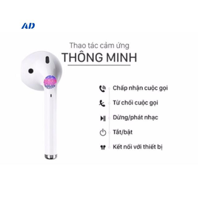 AD Tai nghe bluetooth TWS i12 không dây, iphone, chơi game, giá rẻ BINTECH | BigBuy360 - bigbuy360.vn