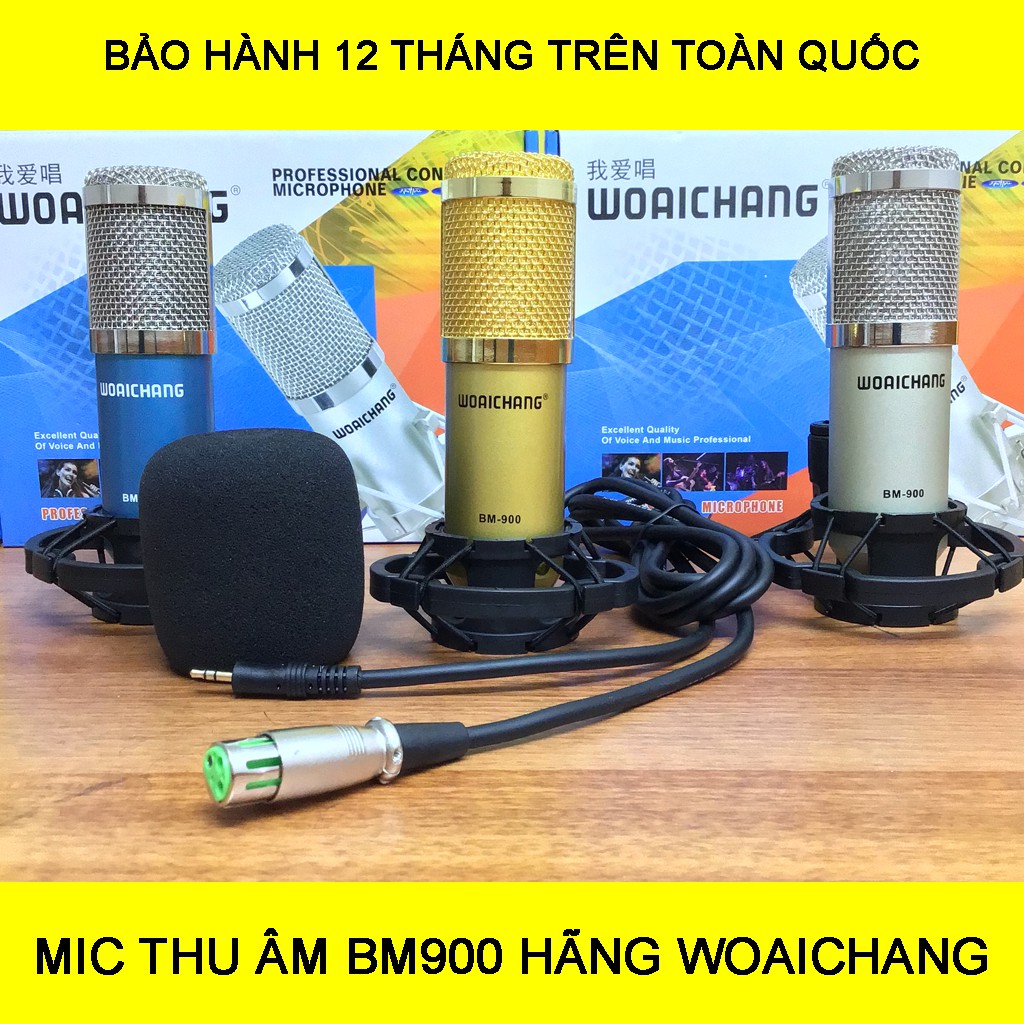Mic Thu Âm BM900 Hãng WOAICHANG - Giá Rẻ