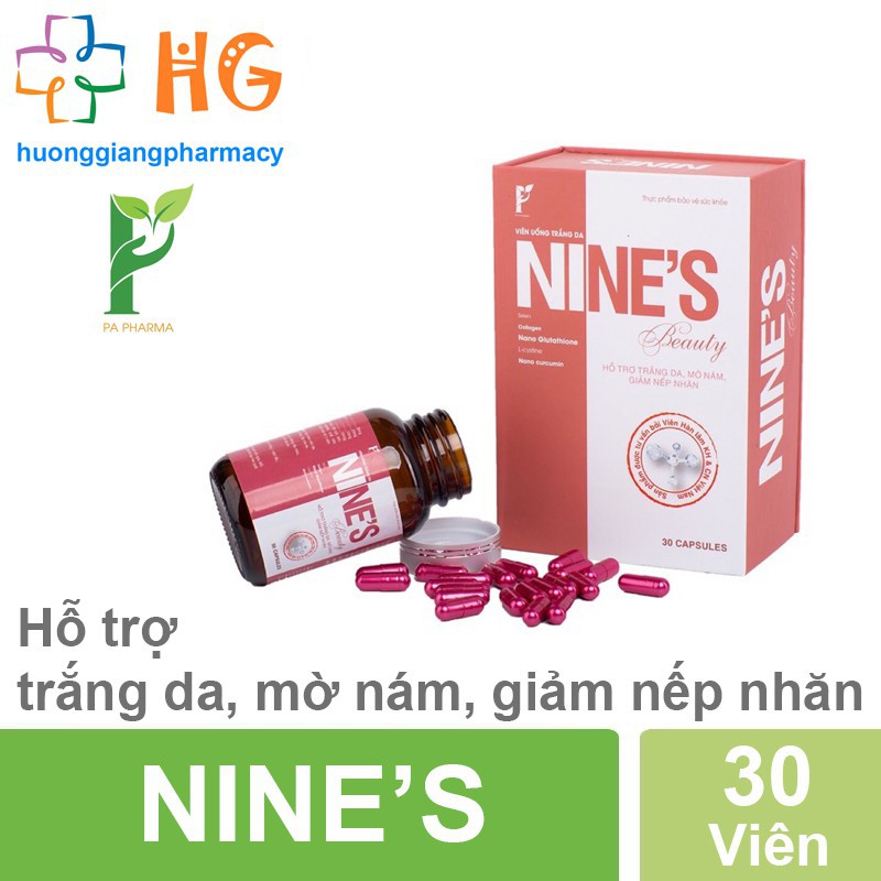Viên Uống Trắng Da, Mờ Nám, Giảm Nếp Nhăn Nines Beauty CHÍNH HÃNG | BigBuy360 - bigbuy360.vn