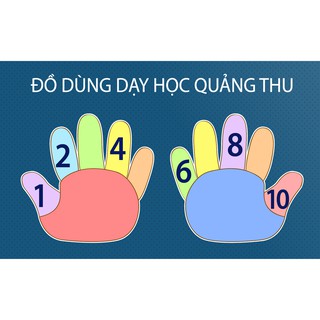 [Đồ dùng dạy học] Bàn tay học số đếm