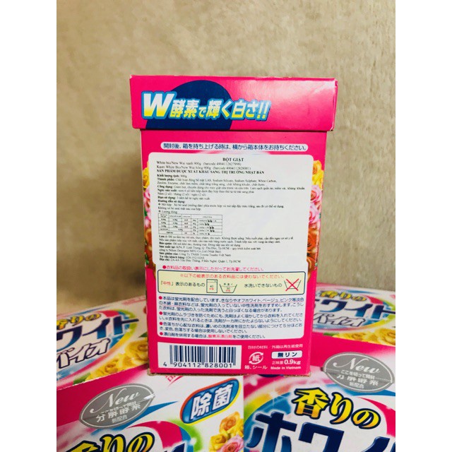 Bột Giặt WAI NHẬT BẢN hộp 900g (xanh và hồng ngẫu nhiên)