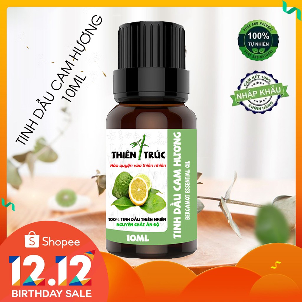 TINH DẦU THIÊN NHIÊN  NGUYÊN CHẤT  THIÊN TRÚC  10ML TỰ CHON (10 MÙI)- NHẬP KHẨU ẤN ĐỘ