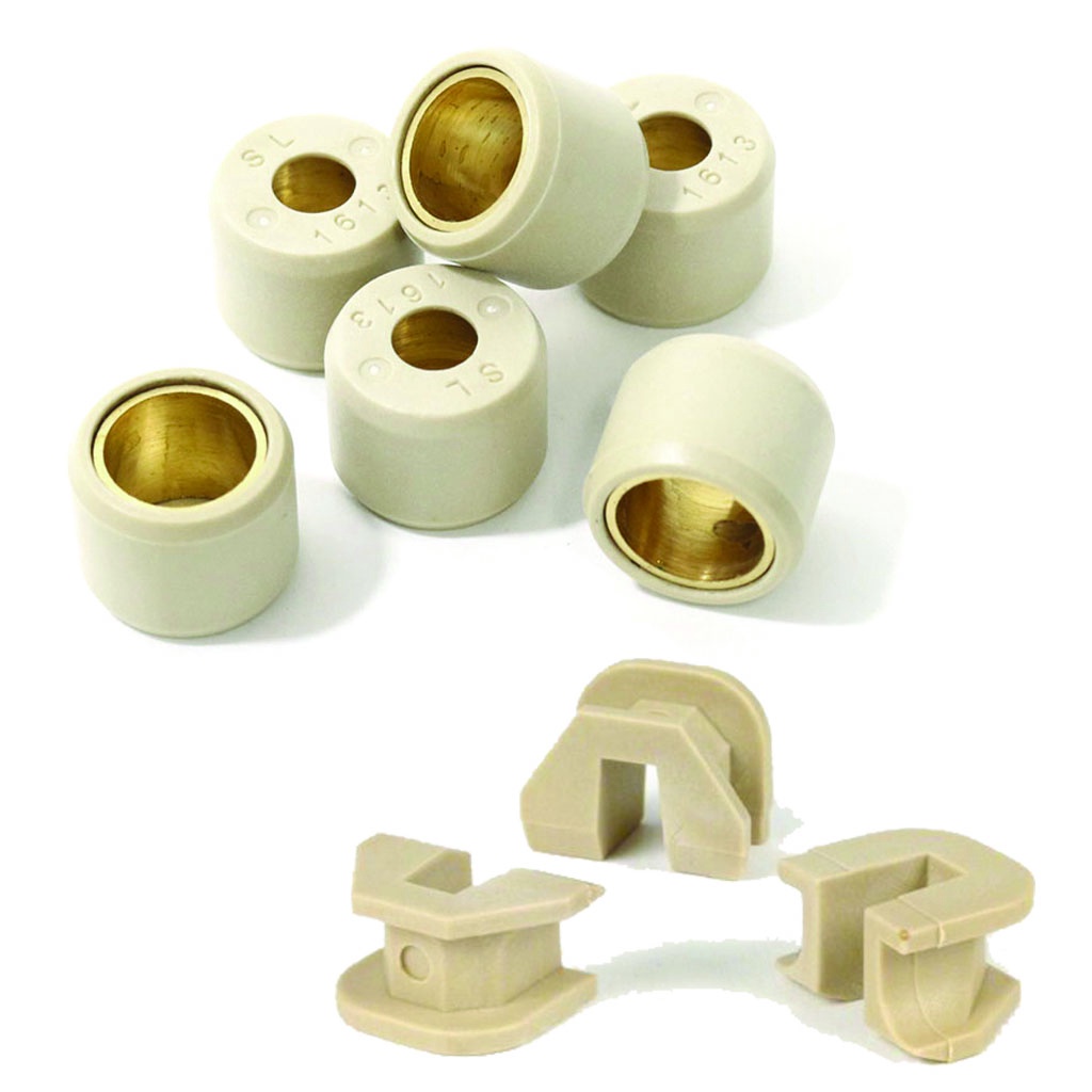 Combo bi tròn và kẹp cao su trượt DrPulley cho Honda SH Ý/ PS/ Dylan