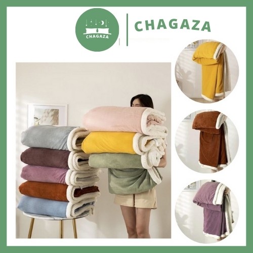 Vỏ chăn lông cừu có khoá kéo