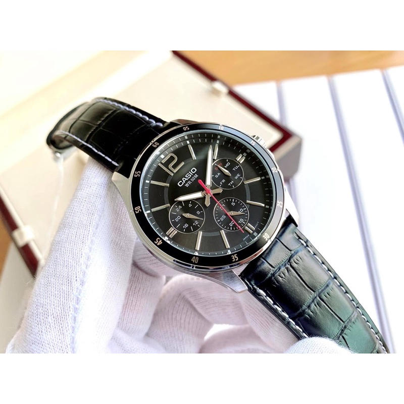 Đồng hồ nam casio Mtp-1374l-1a fullbox chính hãng