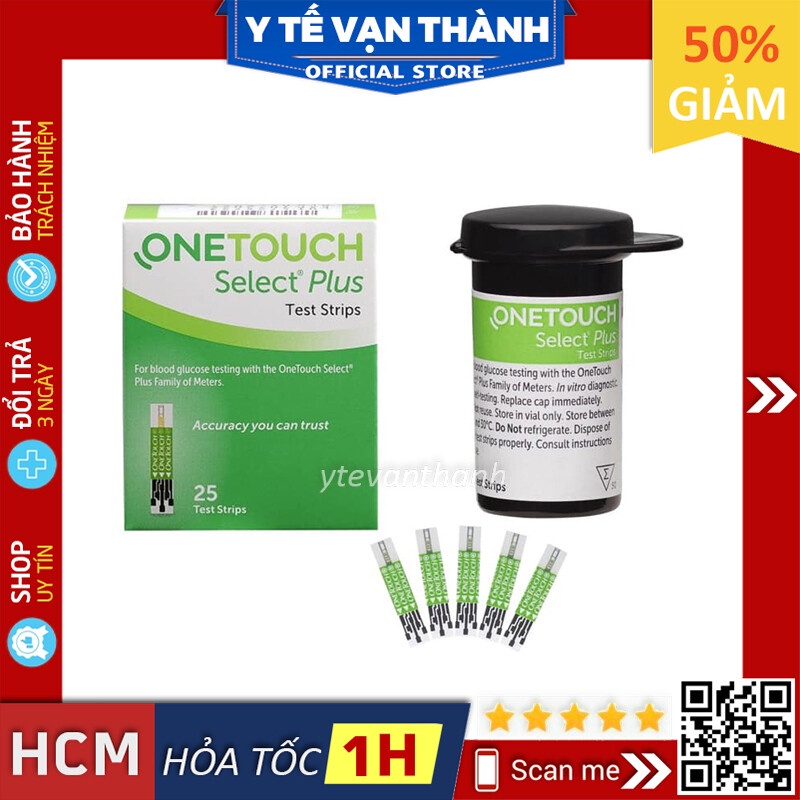 ✅ Que Thử Đường Huyết OneTouch Select Plus | (Date Xa) (One Touch) -VT0952