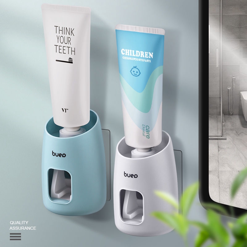 Giá Đỡ Lấy Kem Đánh Răng Tự Động Không Cần Khoan Tường