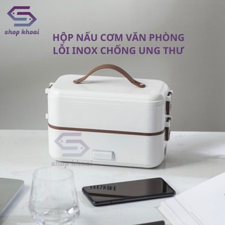 [BH 1 Năm] Hộp Cơm Văn Phòng Cắm Điện Chani 2 in 1 - Hấp Cơm, Nấu Cơm - Hộp Cơm Giữ Nhiệt Đa Năng, Lõi Inox Cao Cấp