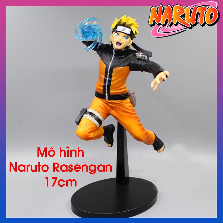 Mô hình Naruto Rasegan siêu ngầu cao 18cm có chân đế đi kèm, fullbox