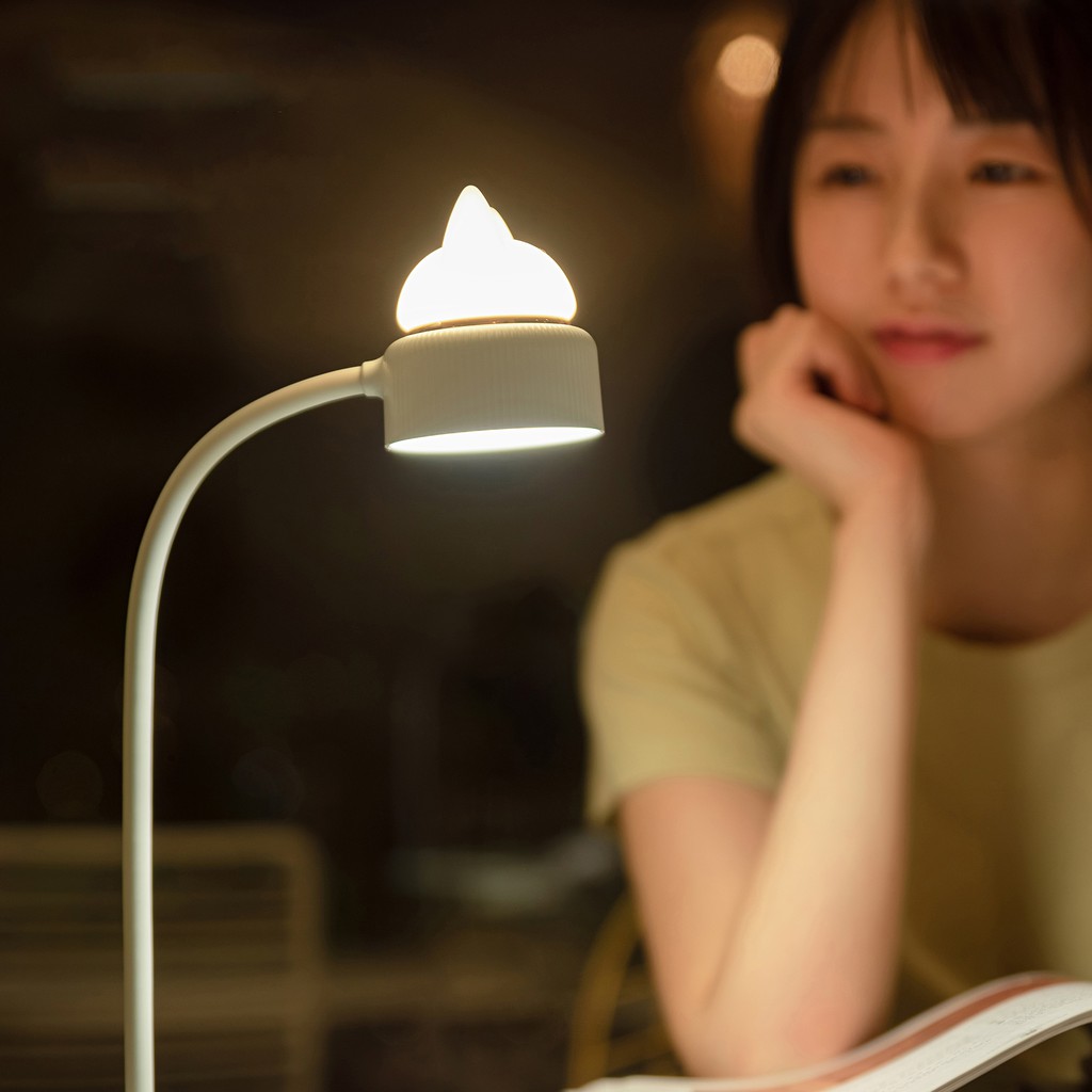 Xiaomi Youpin 3Life Đèn Sạc Hình Đầu Mèo Đáng Yêu Tích Hợp Kẹp Thành Bàn Thiết Kế Linh Động Tự Điều Chỉnh Tiện Dụng