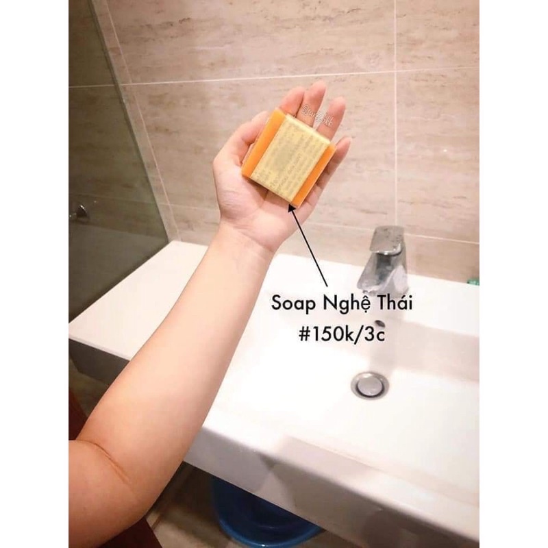 lố 12 Soap Xà phòng cam nghệ kiềm dầu thailan