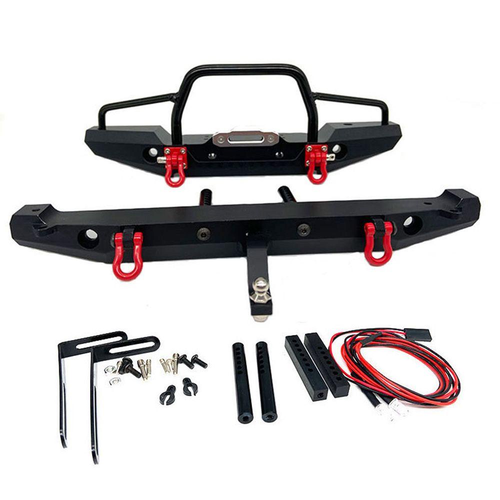 LAYOR1 Phụ Kiện Trang Trí Cản Trước Và Sau Bằng Kim Loại Chống Va Đập Cho Xe Hơi Đồ Chơi 1 / 1