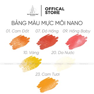 [Phiên bản 2021] Mực Phun Xăm Môi Bella Nano Pigment chính hãng Đài Loan (Nhiều màu)