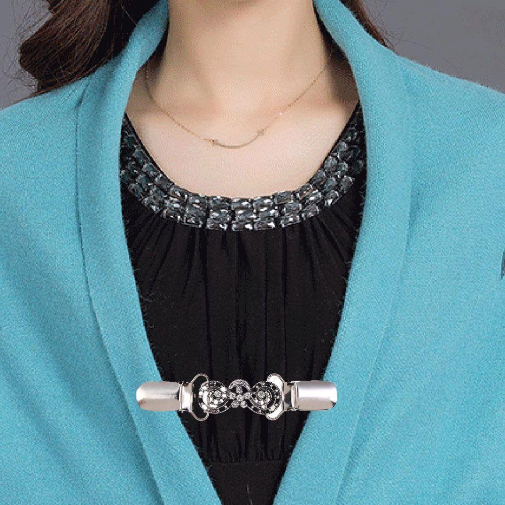 Kẹp Áo Khoác Cardigan Phong Cách Retro Thời Trang|Móc Khóa Trang Trí Cổ Áo Hình Chú Vịt Ngộ Nghĩnh