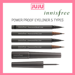 [Hàng mới về] Bút kẻ mắt Innisfree PowerProof 5 kiểu tùy chọn chất lượng cao