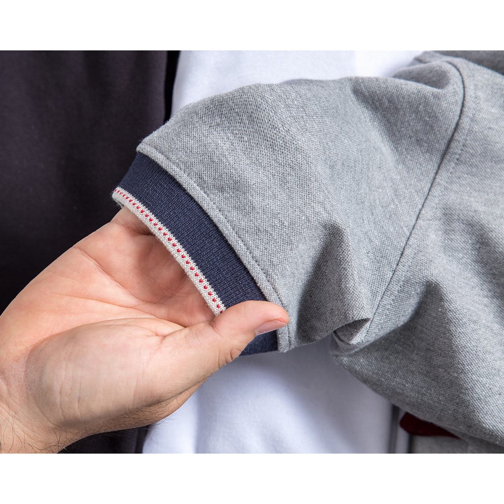 POZRPCT1 - Quá Tuyệt Vời Nếu B Sở Hữu Mẫu  Áo Thun Polo ZR #SLimFit phối đồng cổ + viền tay rất đẹp nhé các bạn !