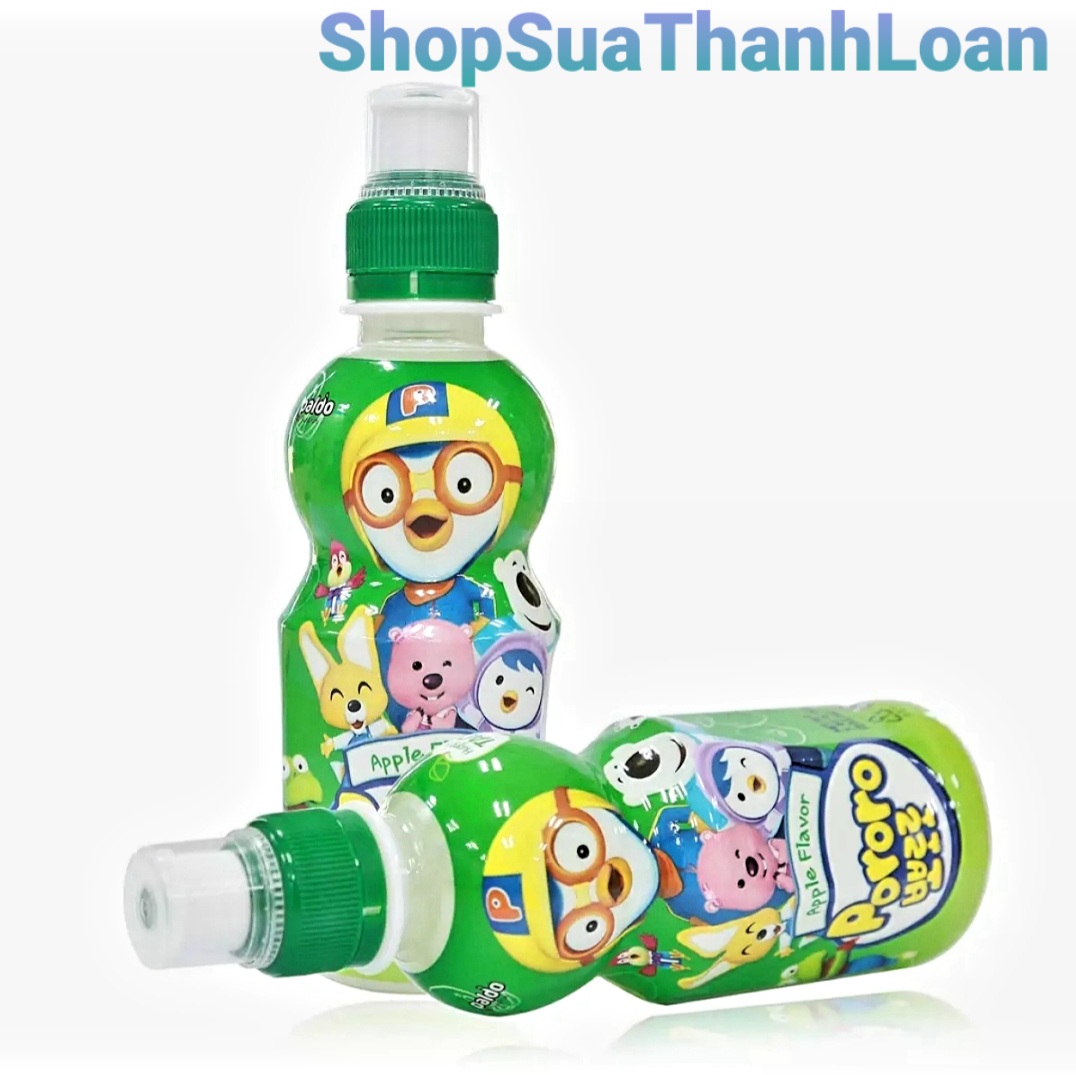 Nước trái cây Paldo Pororo chai 235ml - Vị Táo