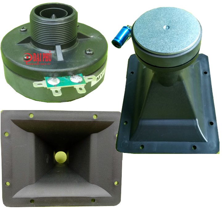 Loa treble kèn 250 kèm phễu 19cm x 15cm và tụ