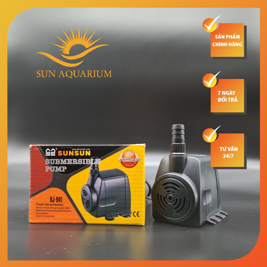 Bơm chìm SunSun HJ nhỏ gọn, công suất cao, dễ sử dụng, chống giật
