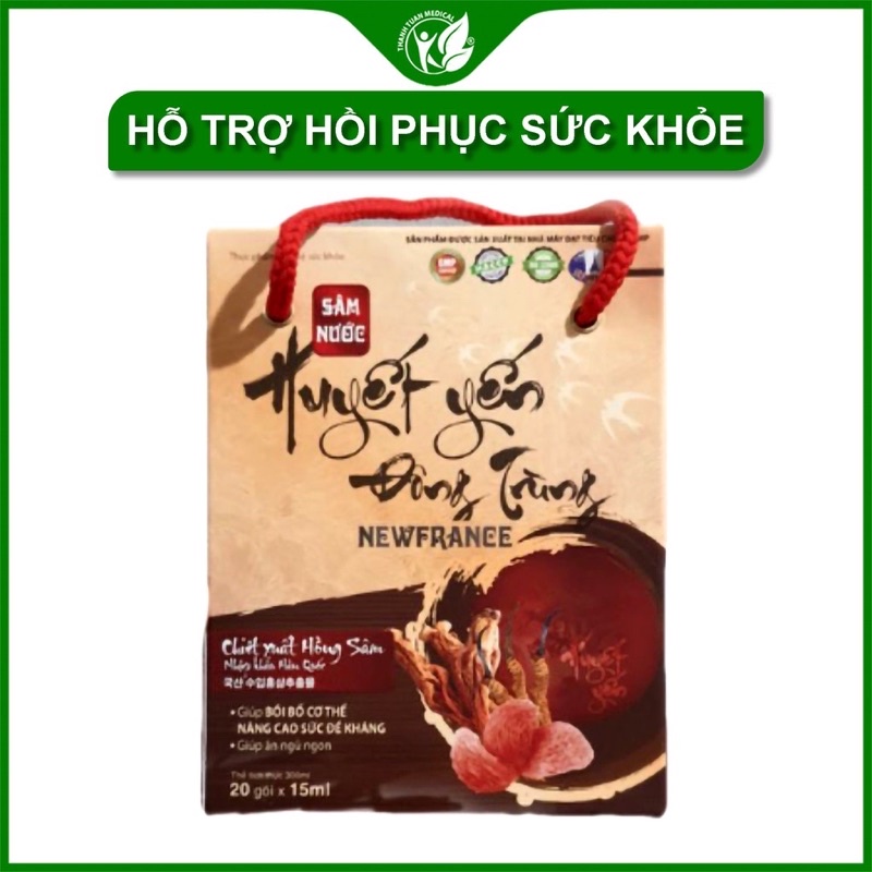 Huyết Yến Đông Trùng Bồi bổ sức khoẻ-Giúp cơ thể khoẻ mạnh, đề kháng tốt. Ăn ngon ngủ ngon