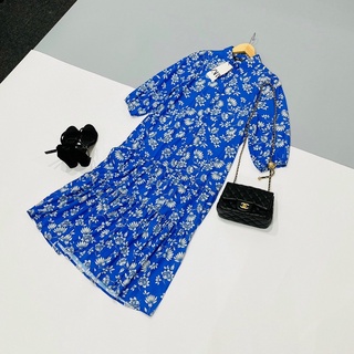 ĐẦM MIDI ZR XANH COBAL
