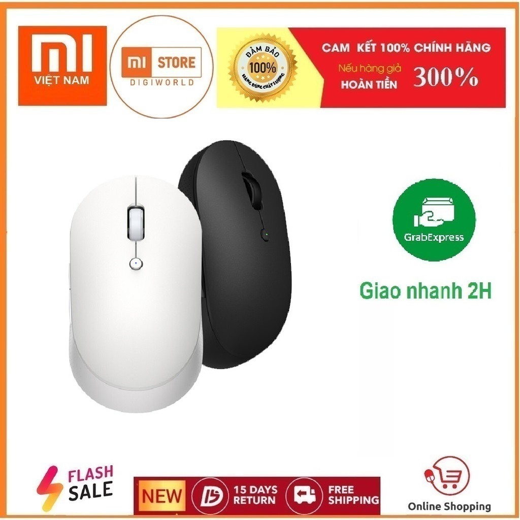 Chuột Xiaomi Mi Dual Mode Wireless Mouse Silent Edition - Hàng Chính Hãng