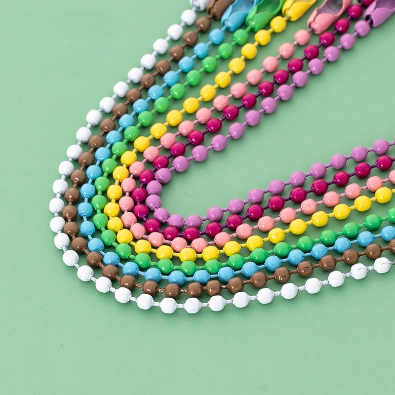 Set 20 Mặt Dây Chuyền Kim Loại Tròn Nhiều Màu Sắc