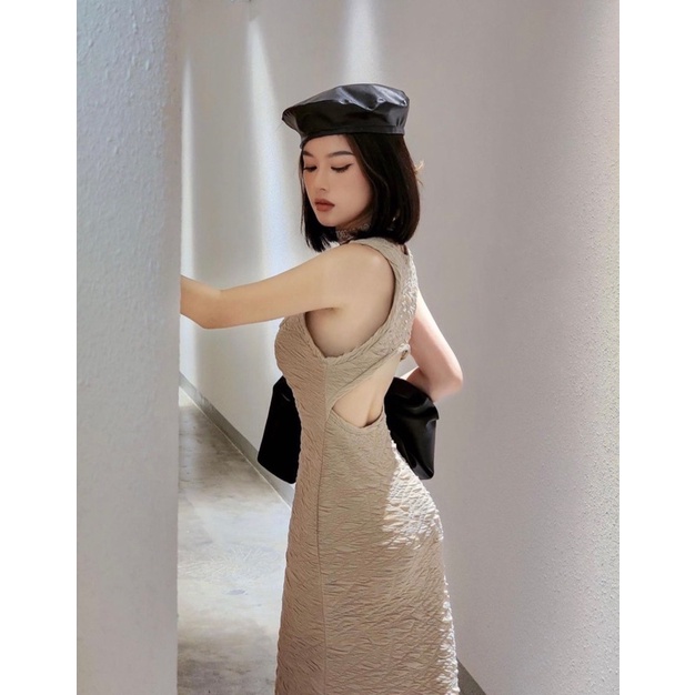 Sẵn Hỏa Tốc - Carol Set - Đầm Nữ Form Ôm Orange Studios