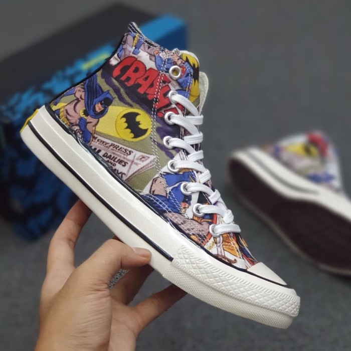 Giày Thể Thao Converse 70s High X Dc Batman Robin C 70jfl