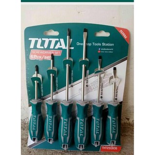 BỘ 6 TUA VÍT TOTAL THT250606/TKSDS0626