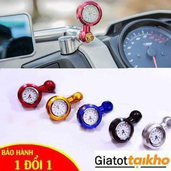 Đồng hồ kiếng mini gắn chân kính thời trang 2019 + TẶNG KÈM ỐC GẮN