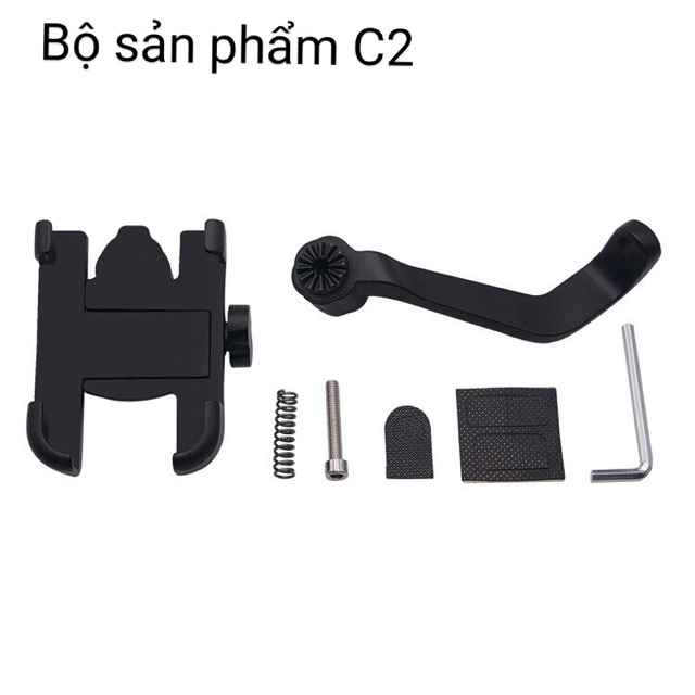 Kẹp xe máy bằng sắt chống rung,chống cướp giật C2 | BigBuy360 - bigbuy360.vn