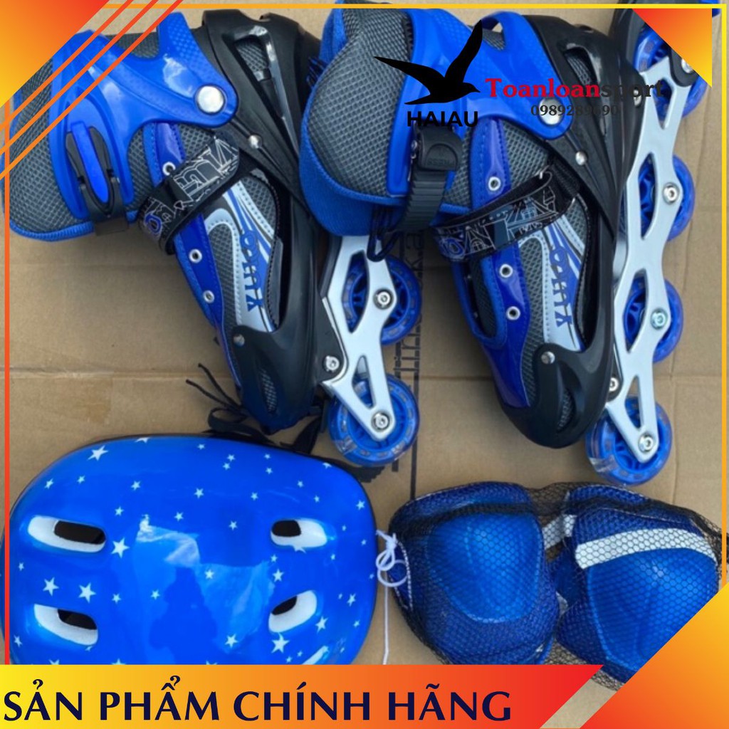 Giầy trượt có đèn bánh xe ( tặng kèm mũ và bảo vệ )