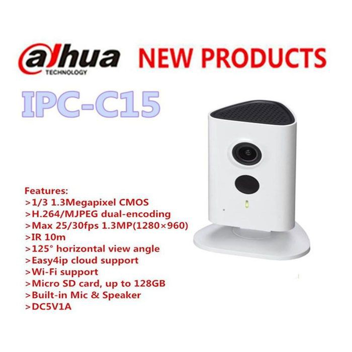 Camera Dahua IP DH-IPC-C15P kết nối wifi, xem qua mạng miễn phí trọn đời