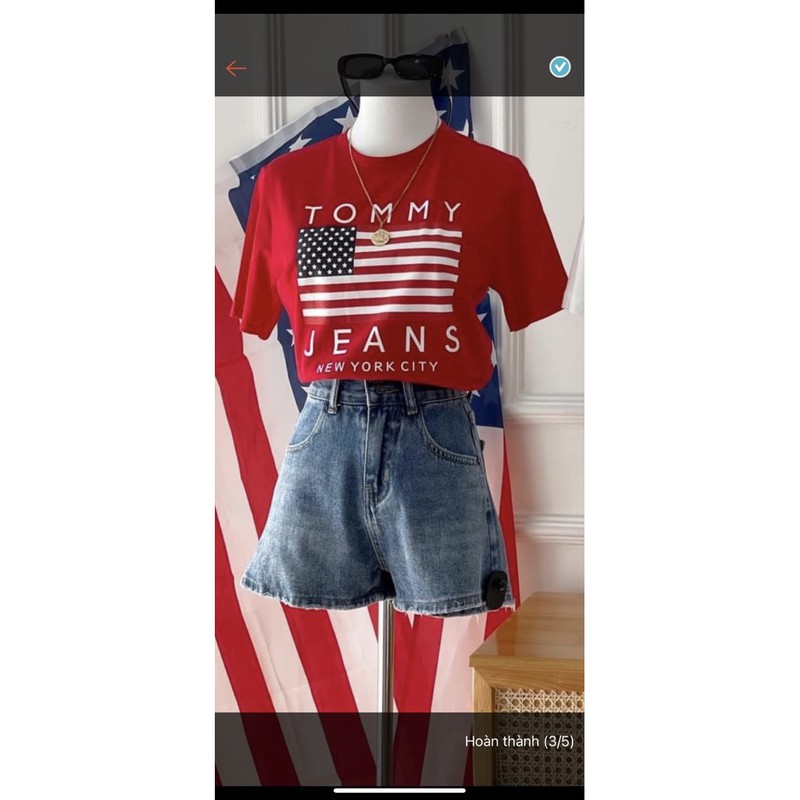 Áo Thun Unisex _ Oversize T O M M YY 🇺🇸