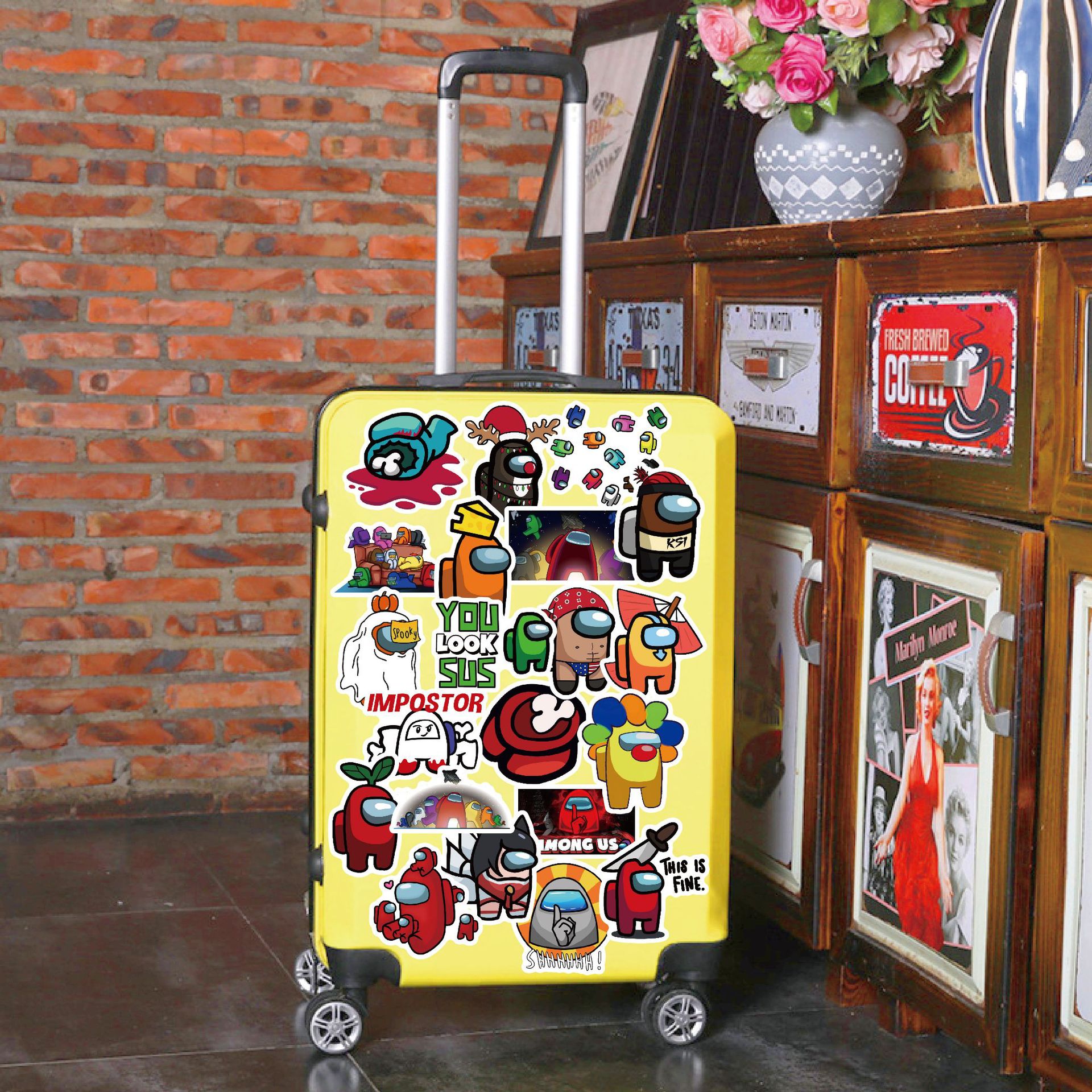 Sticker Dán Trang Trí Laptop Ván Trượt / Tủ Lạnh Diy