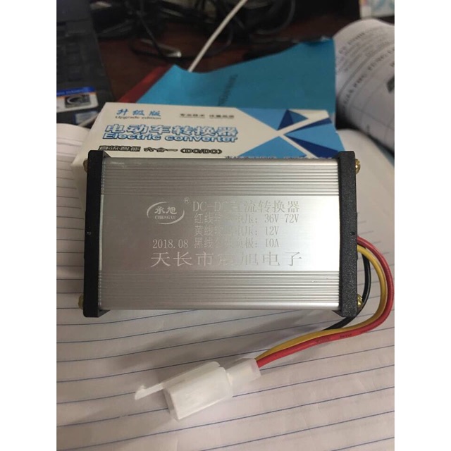 Cuc đổi nguồn/ cục hạ áp từ 48-70v xuống 12v