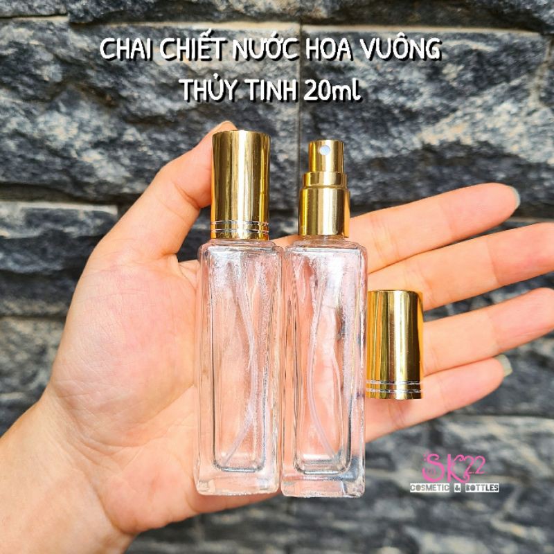 Set 10 CHAI CHIẾT NƯỚC HOA 10ml/20ml VUÔNG/TRÒN | BigBuy360 - bigbuy360.vn