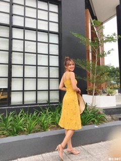 Đầm thêu 2 dây (3 màu)