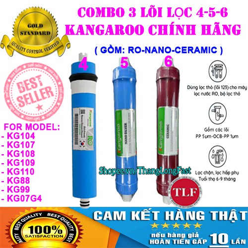 LÕI LỌC NƯỚC KANGAROO SỐ 5 NANO SILVER | LÕI KANGAROO NANO SILVER