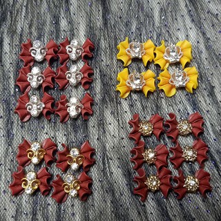 Nơ bột 5D nhụy charm cao cấp N13