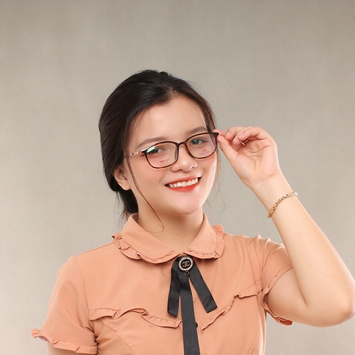 Gọng kính TR90 phối càng hợp kim cao cấp bền đẹp thời trang chính hãng Ouress 9226