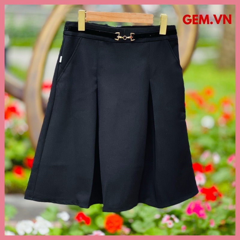 Chân váy xoè xếp ly chất đẹp không bai xù dễ phối các loại áo thời trang GEM.VN