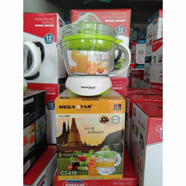 MÁY VẮT CAM THÁI LAN MEGA STAR CJ-618
