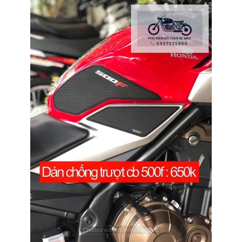 Bộ cao su dán chống trượt bình xăng cho CB500F/CB6500R/CBR500 đời 2019/2020