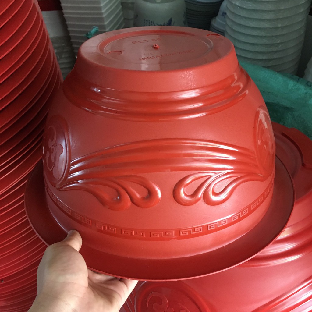 Chậu Nhựa Không Khoan Lỗ Kích Thước 38CM