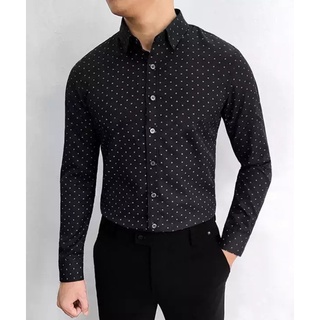 áo sơ mi nam dài tay họa tiết chấm bi cao cấp giá sĩ buôn